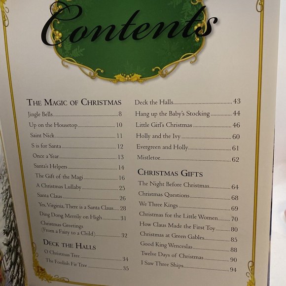 My Treasury Of Christmas Carols And Stories Hardcover Children’s Book - Picture 7 of 16